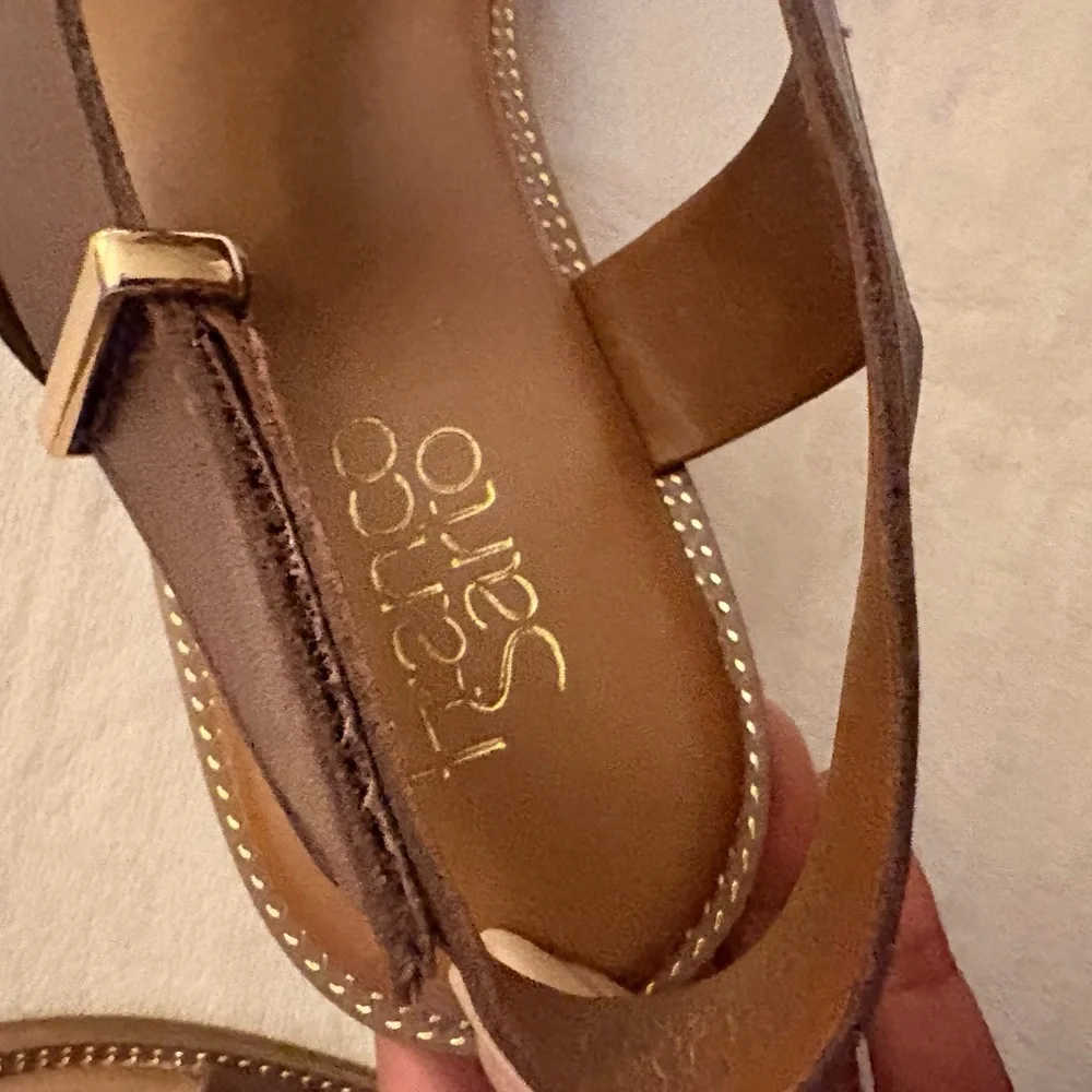 Brown Franco Sarto Leather Sandals🌻 - Picture 2 of 8